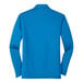 A back view of a Port Authority unisex brilliant blue long sleeve polo shirt.