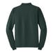 A medium dark green Port Authority long sleeve polo shirt.