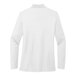 A white Port Authority long sleeved polo shirt.