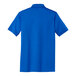 A Port & Company royal blue polo shirt on a white background.