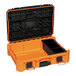 An orange and black Klein Tools MODbox with one compartment.