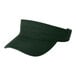 A hunter green visor with a black visor.