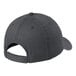 A Port Authority 6-panel cap in charcoal grey.