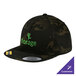 A black and green camouflage Sport-Tek snapback cap with a green logo that says "forge."