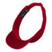 A red Visor Sport-Tek with a black label.