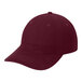 A maroon Port & Company 6-panel dad cap.
