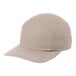 A khaki 7-panel cap with a white brim.