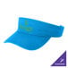 A blue Port & Company visor with green text that says "Forge"