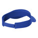 A true royal blue visor with a small buckle.