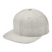 A heather grey Sport-Tek 6-panel baseball cap.