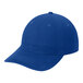 A royal blue Port & Company 6-panel dad cap.