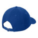 A royal blue Port & Company dad cap with a buckle on the back.