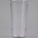 A clear Cambro plastic tumbler.