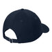 A navy Port & Company dad cap with a buckle on the back.