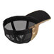 A black and brown Sport-Tek MultiCam trucker cap with mesh back.
