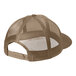 A brown Port Authority trucker cap with a mesh back.