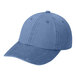 A steel blue Port Authority dad cap with a buttoned front.