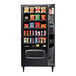 A Selectivend snack vending machine with shelves of snacks and chips.