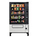 A Selectivend vending machine with snacks and drinks.