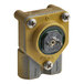 A yellow and silver Estella Caffe Flowmeter Doser.