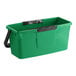 A green plastic Unger Pro window cleaning bucket with black handles.