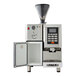 A white Astra Super Mega 1 automatic coffee machine with a small door open.
