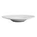 A close-up of a HydroZero Ivory by Oneida porcelain pasta bowl with a white background.