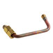 A long metal tube with a brass fitting on the end.