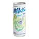 A can of Milkis melon soda with a picture of a melon.
