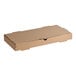 A brown cardboard Choice flatbread box with a lid.