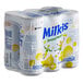 A case of Milkis Banana Milk Soda cans on a white background.