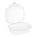 A clear Good Natured GoodGuard multi-purpose clamshell container with a lid.