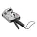 A black and silver DayMark Speedy Mark 3 metal labeler.