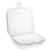 A clear Good Natured Simply Secure tamper-evident plastic container with a lid.