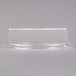 A clear plastic container with a clear lid.
