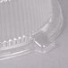 A clear plastic container with a plastic lid.