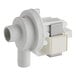 A white 1-inch draining pump designed for Noble Warewashing HTGW dishwashers.