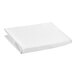 A white folded Oxford Micro Superblend flat sheet on a white background.