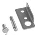 A MainStreet Equipment right hinge plate kit with a metal bracket, screws and nuts.