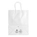 A white Duro paper shopping bag with handles.