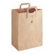 A Duro brown paper barrel sack with flat handles.