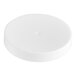 A 70/400 white plastic lid with a foam liner on a white surface.