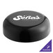 A black 58/400 plastic lid with white text.