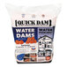 A white bag with Quick Dam Hi-Vis Orange Water Dams inside.