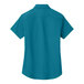 A teal green Port Authority short sleeve dress shirt for women.