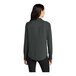 A close-up of a Mercer+Mettle women's long sleeve camp blouse in charcoal gray.