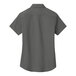 A Port Authority steel gray and light stone short sleeve dress shirt.