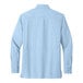 A back view of a light blue Port Authority long sleeve shirt.