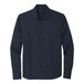 A Mercer+Mettle unisex long sleeve night navy dress shirt.