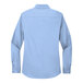 A Port Authority light blue long sleeve dress shirt for women.